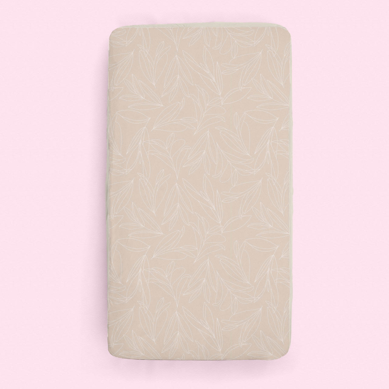 Image for SleepSaver Crib Sheet - design Earth Rose Sand