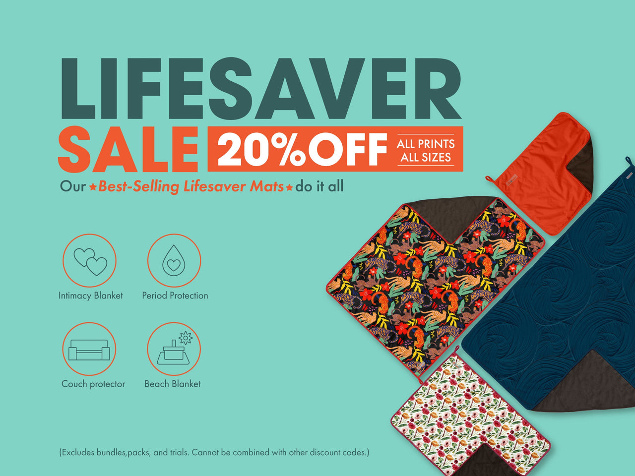 Lifesaver Mats rolled