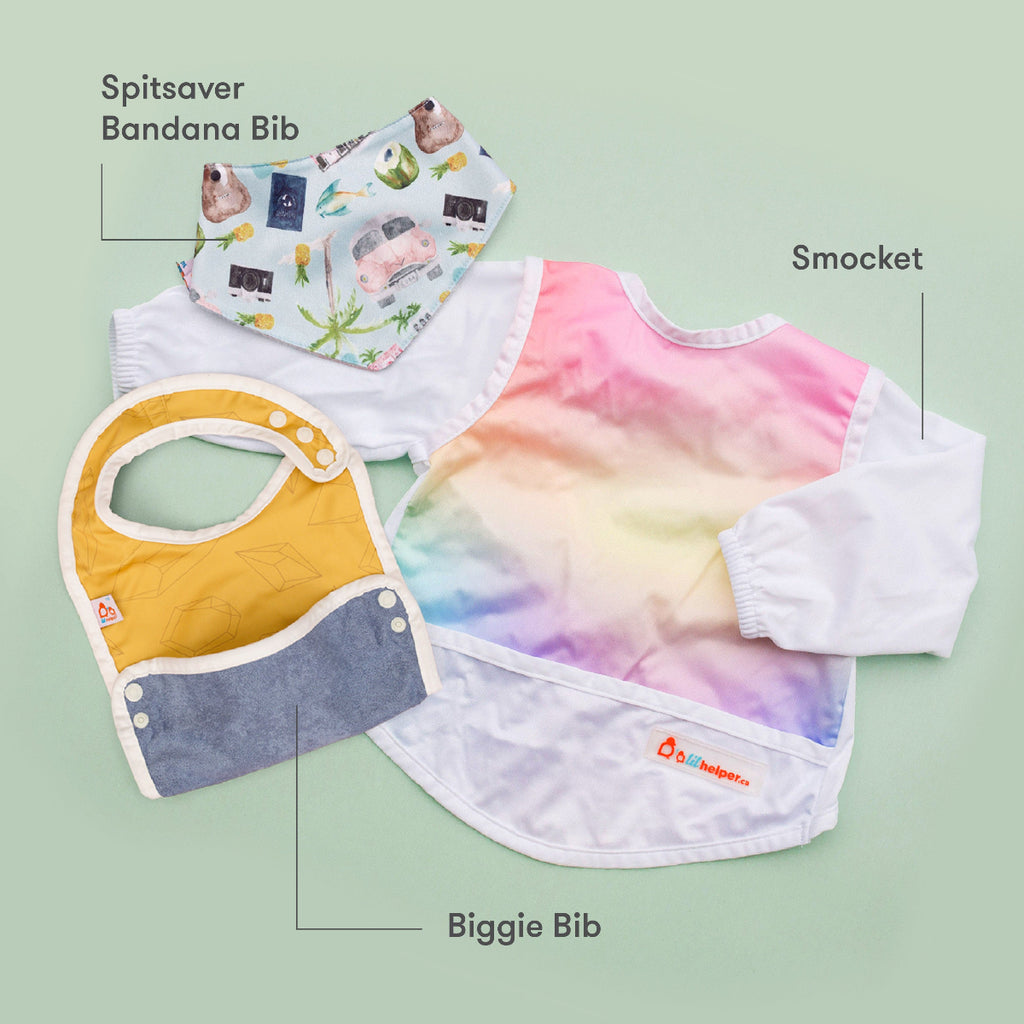 Bandana Bib Smocket and Biggie Bib