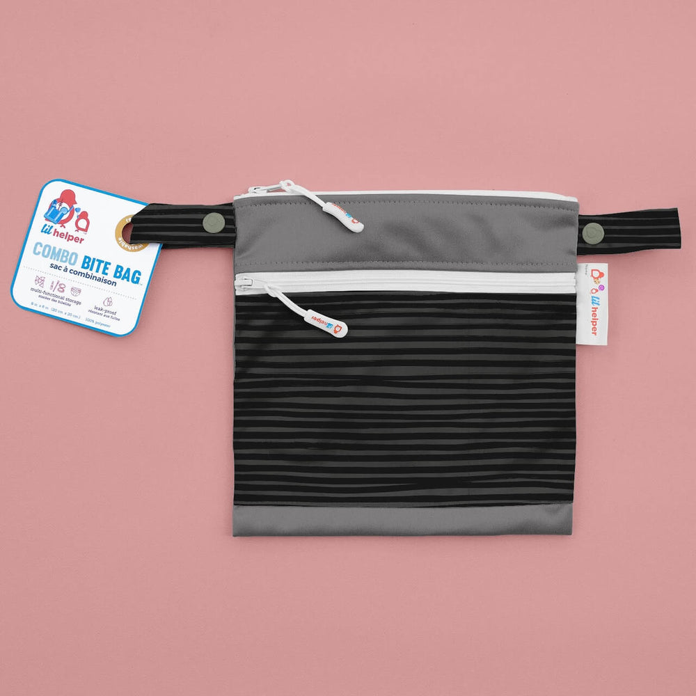 Image for Combo Reusable Bag - design Black Lines