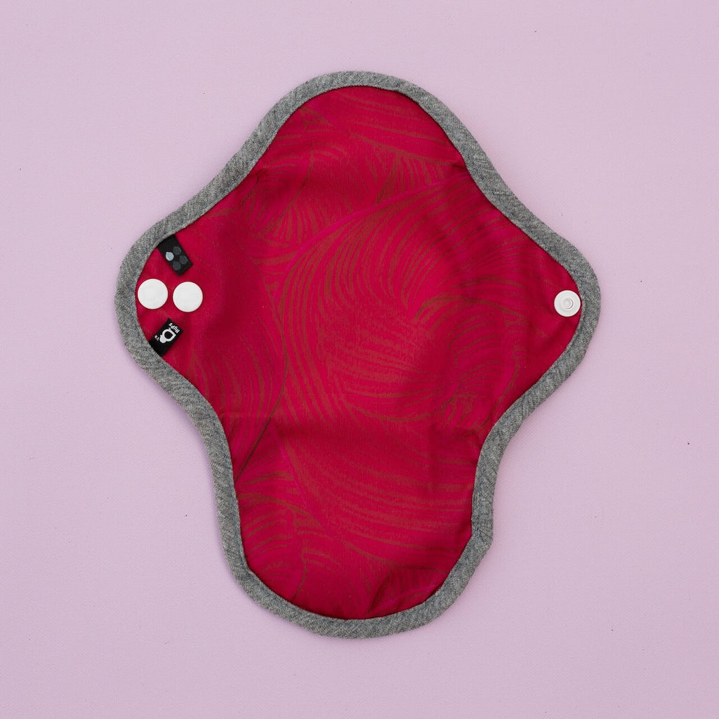 Image for HyPs Original Reusable Pad - size Liner, design Swirls Viva Magenta