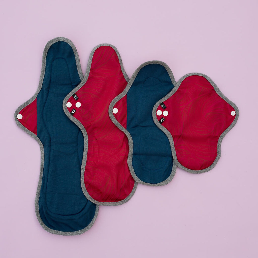 Image for HyPs Original Reusable Pad - size Liner, design Swirls Viva Magenta