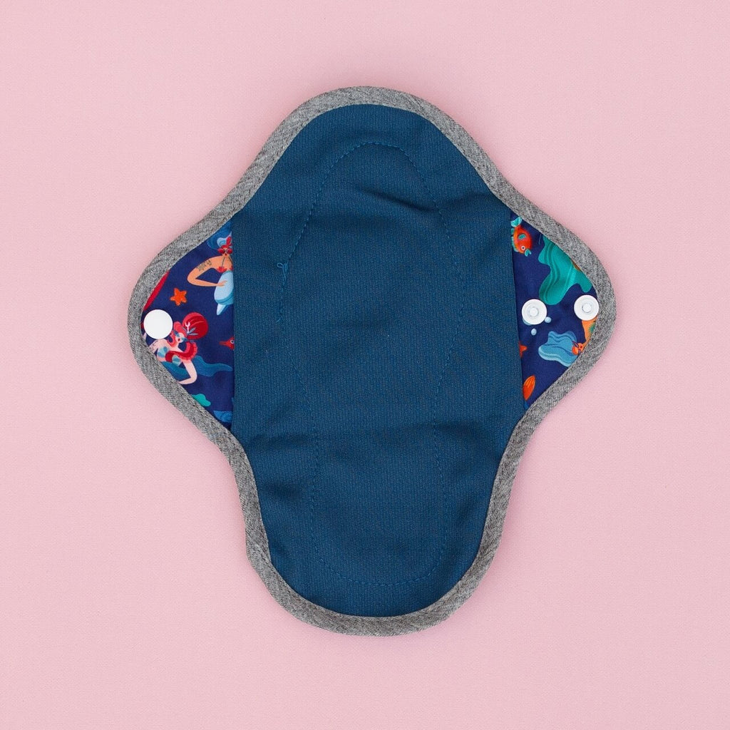Image for HyPs Original Reusable Pad - size Liner, design Badass Mermaids