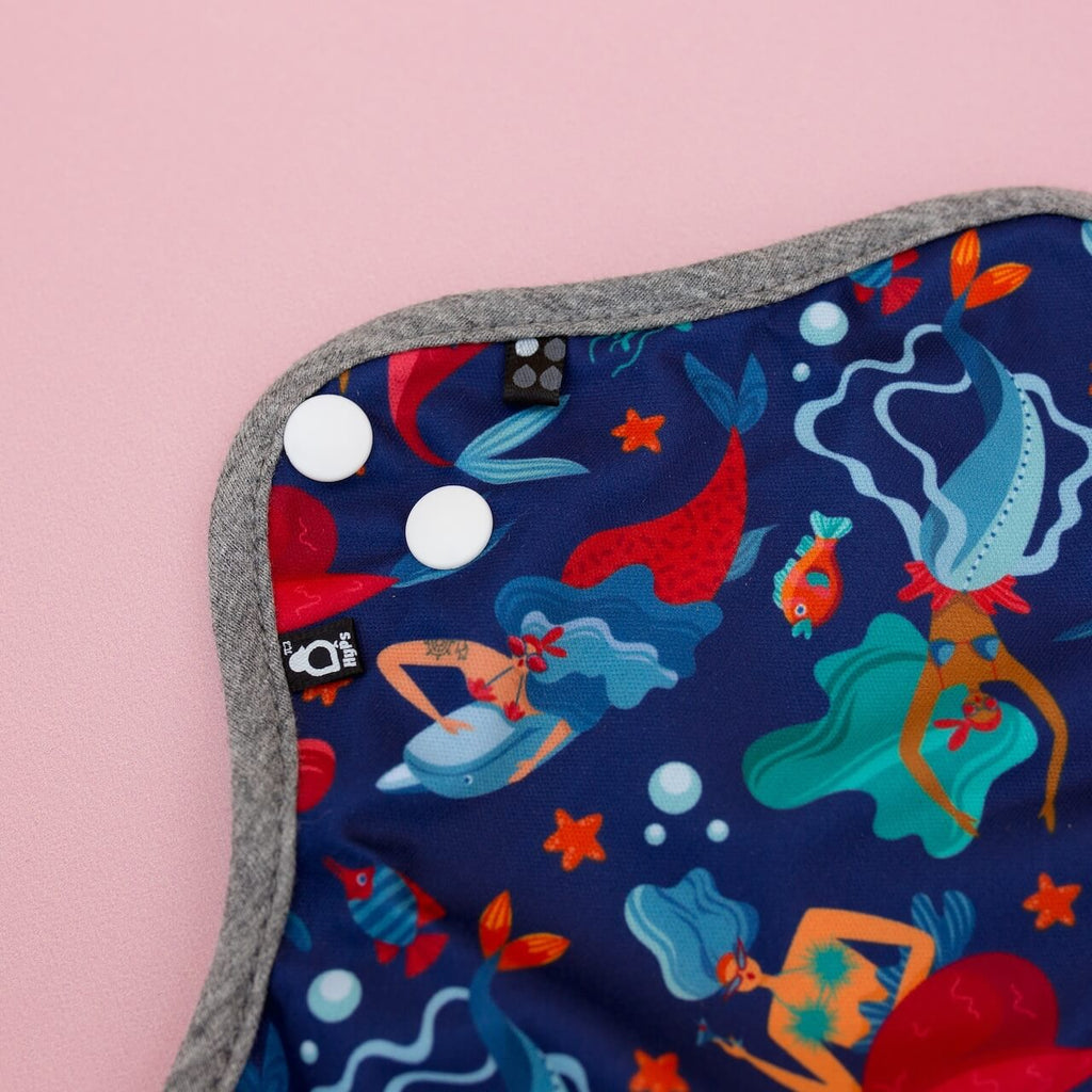 Image for HyPs Original Reusable Pad - size Liner, design Badass Mermaids