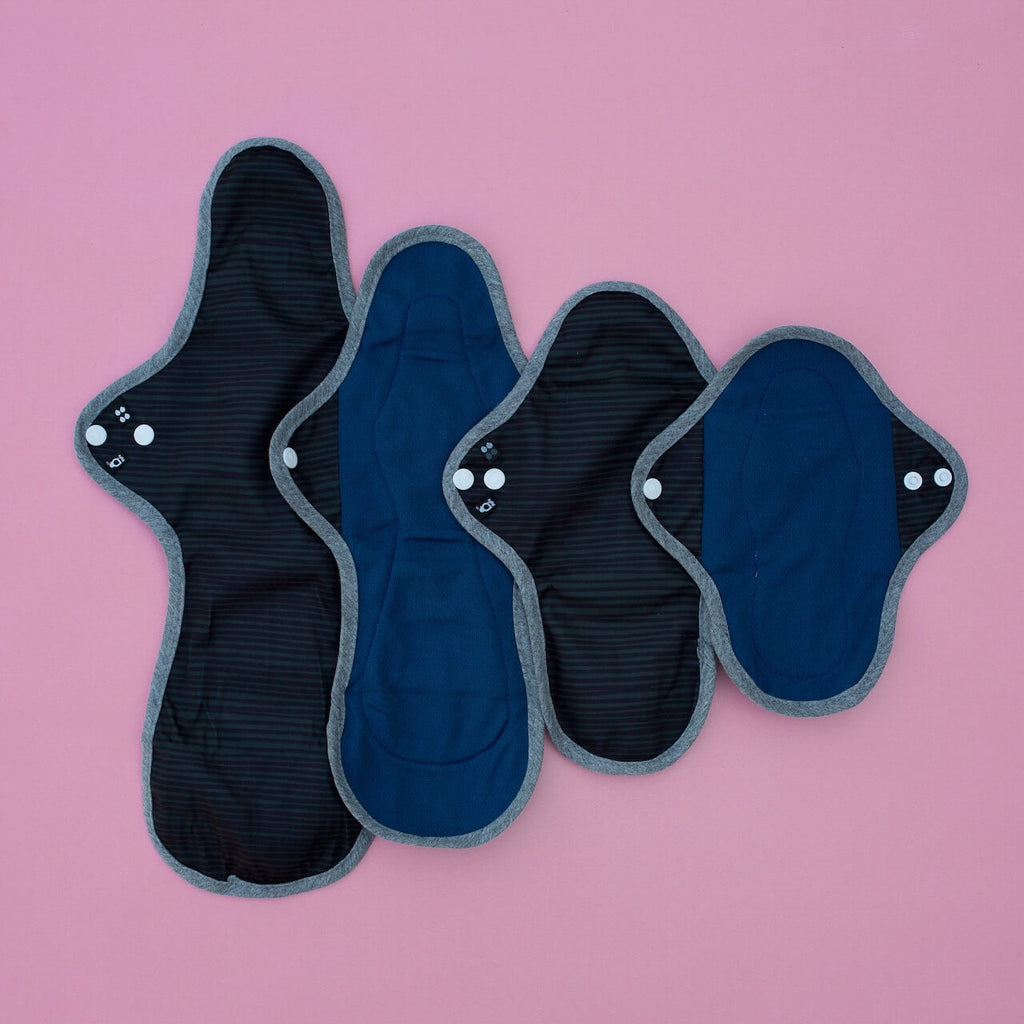 Image for HyPs Original Reusable Pad - size Liner, design Black Lines