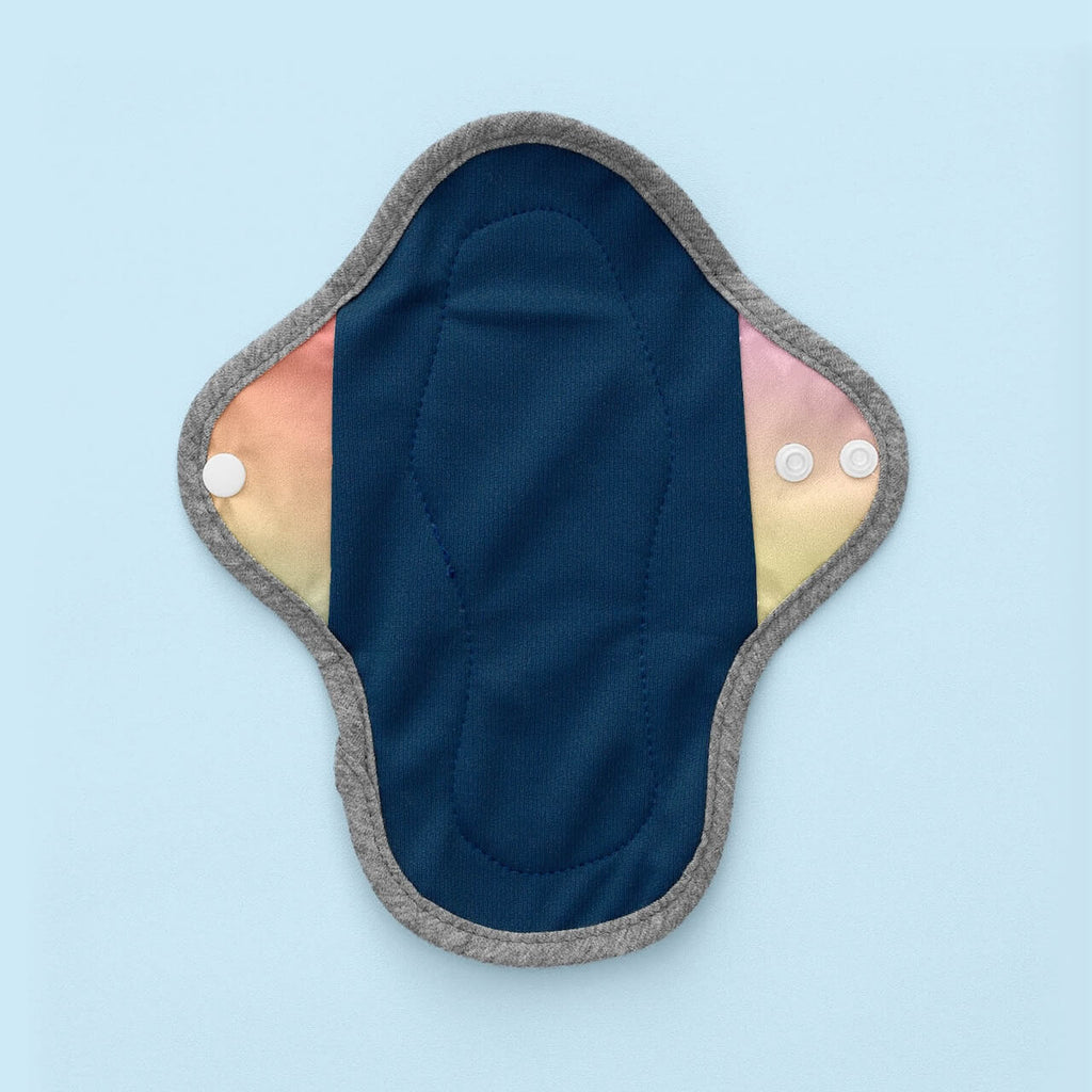 Image for HyPs Original Reusable Pad - size Liner, design Rainbow Pastel