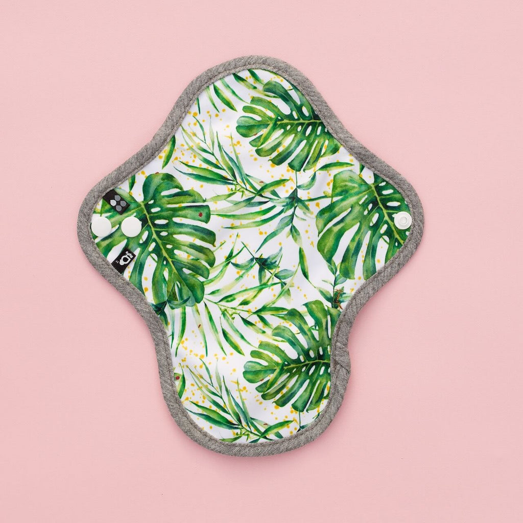 Image for HyPs Original Reusable Pad - size Liner, design Watercolour Greenery
