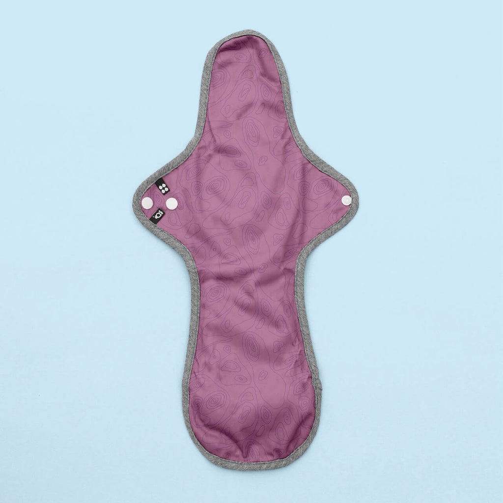 Image for HyPs Original Reusable Pad - size Max, design Terrain Amethyst