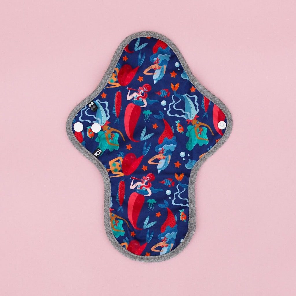 Image for HyPs Original Reusable Pad - size Regular, design Badass Mermaids