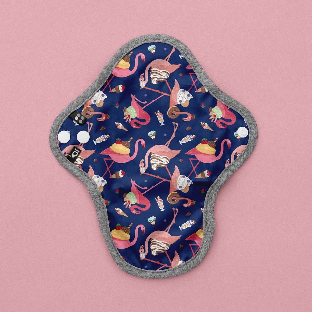 Image for HyPs Original Reusable Pad - size Liner, design Flamingo Parfait