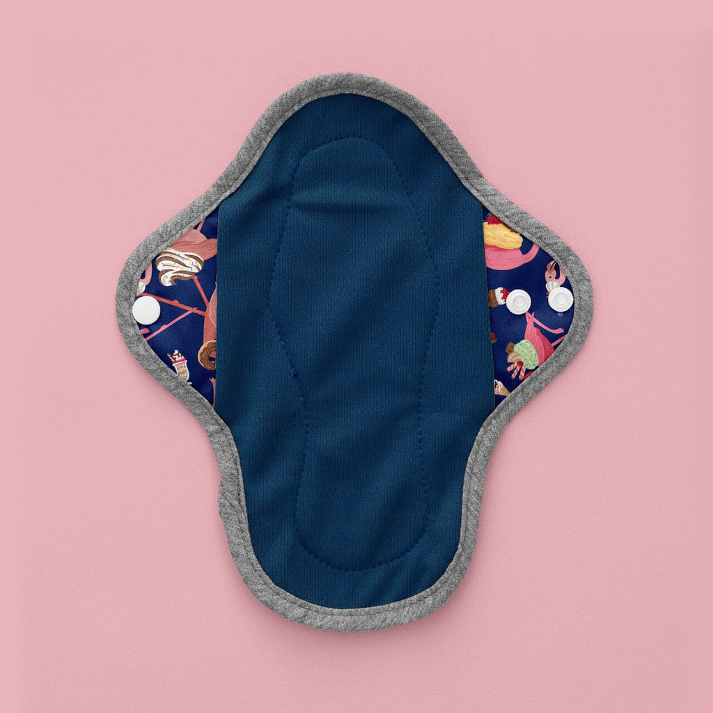 Image for HyPs Original Reusable Pad - size Liner, design Flamingo Parfait