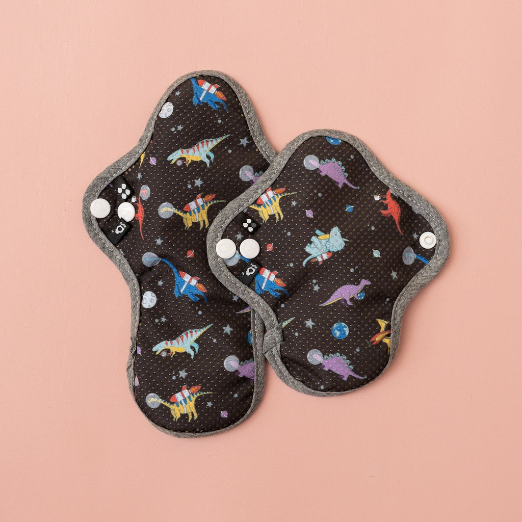 Image for HyPs Teen Reusable Pads - size Heavy, design Space Dinos