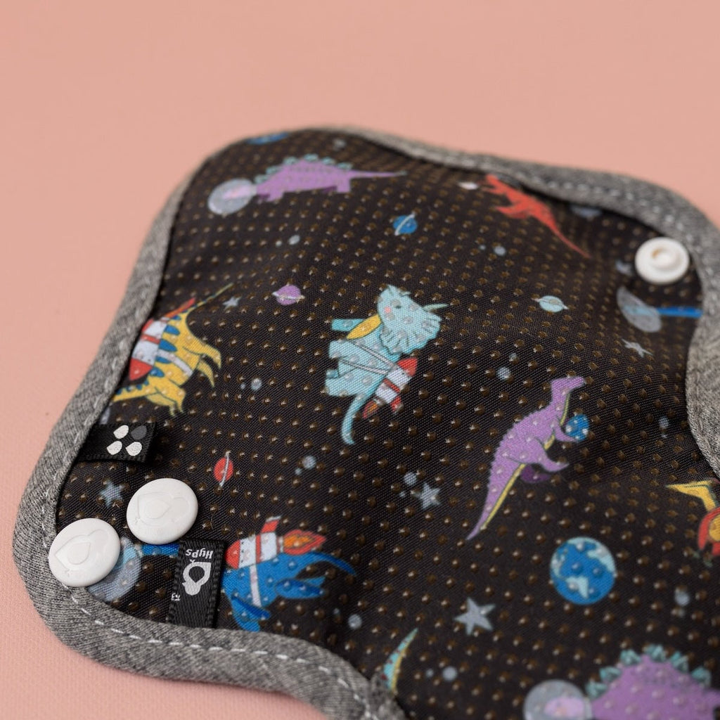 HyPs Teen Reusable Pads (2 pack) Space Dinos