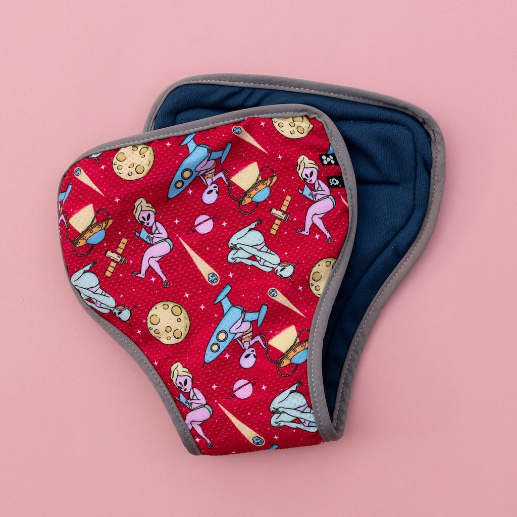 Image for Indiewear Unisex Incontinence Pad - Full size, design Empowered Extraterrestrials