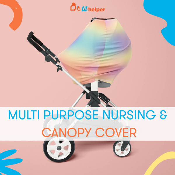 Hera Canopy Seat Multi Purpose Nursing Cover Video Space Dinos