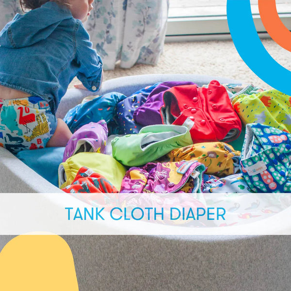 Tank Cloth Diaper Video - Space Dinos