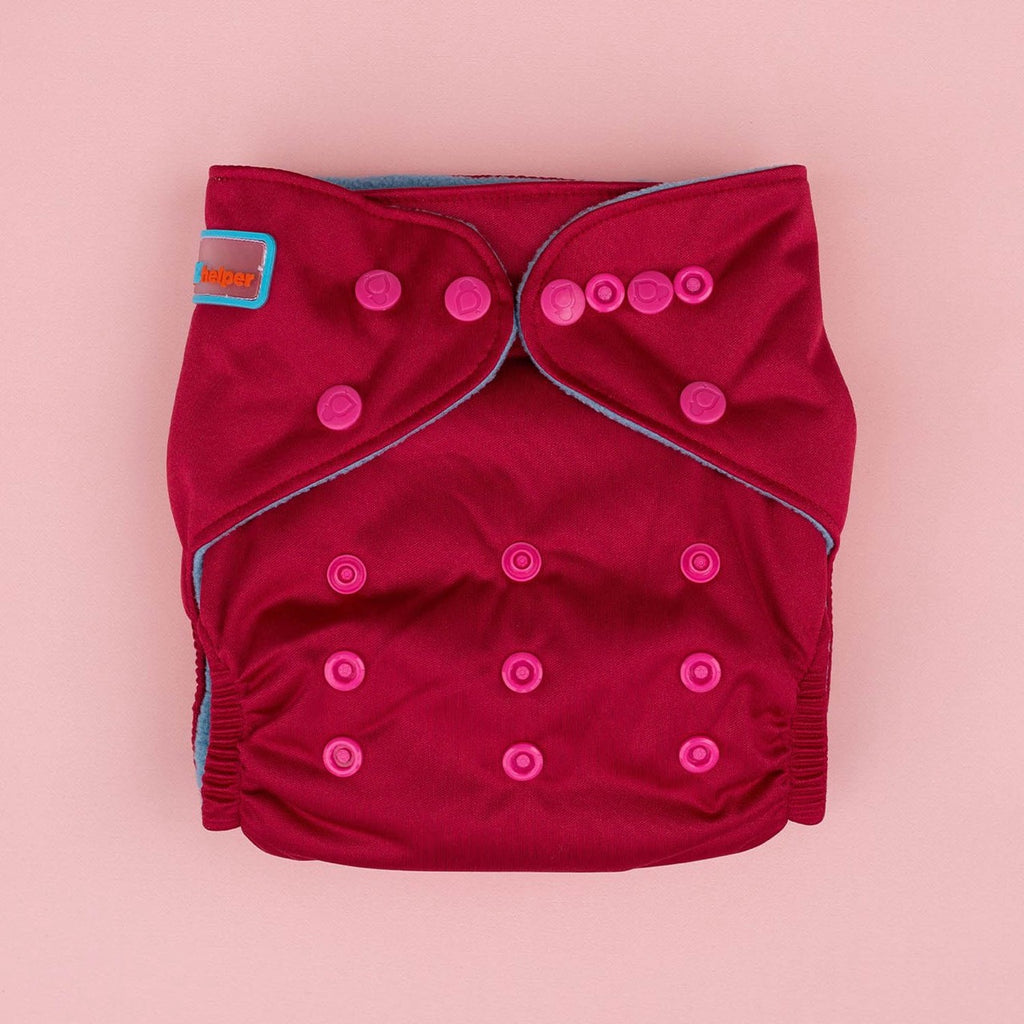 Image for Tank Cloth Diaper - design Burgundy