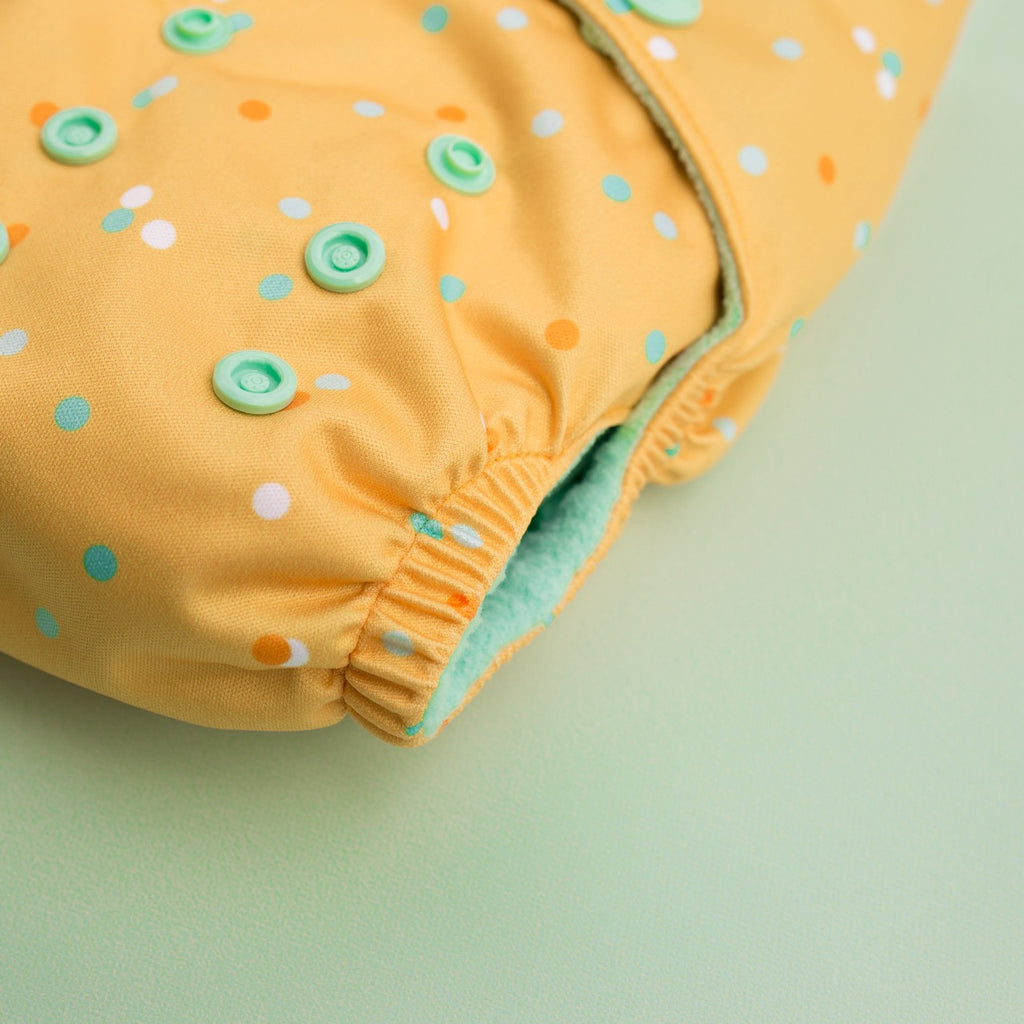 Image for Tank Cloth Diaper - design Confetti Yellow