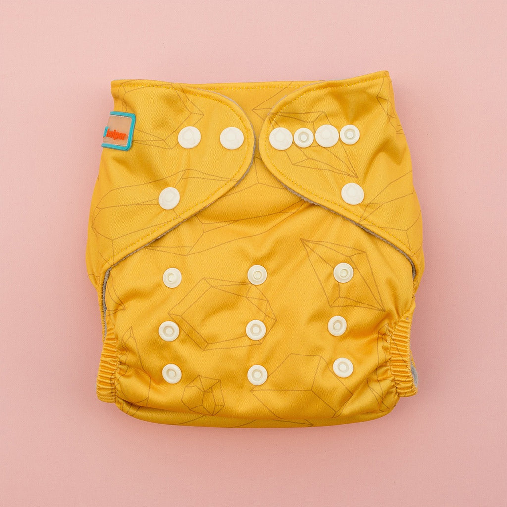Image for Tank Cloth Diaper - design Diamond Mustard