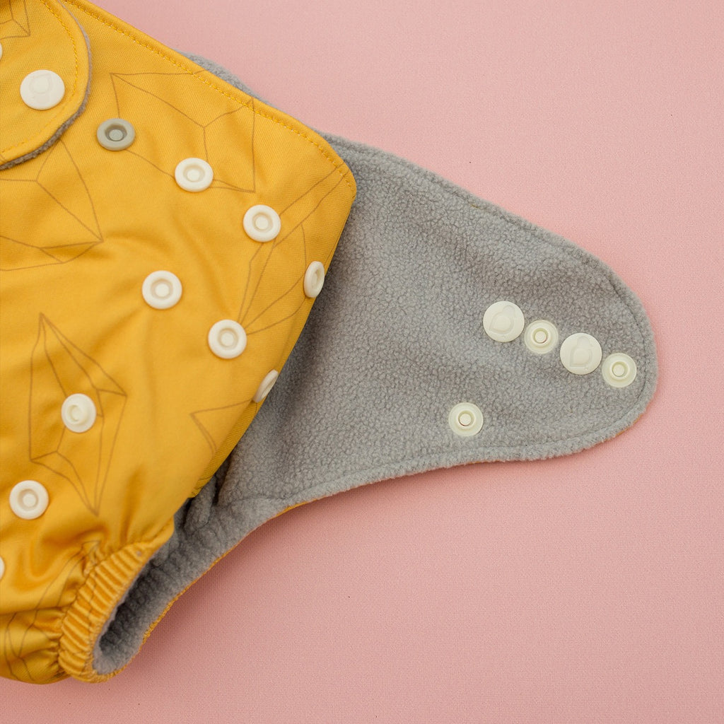 Image for Tank Cloth Diaper - design Diamond Mustard