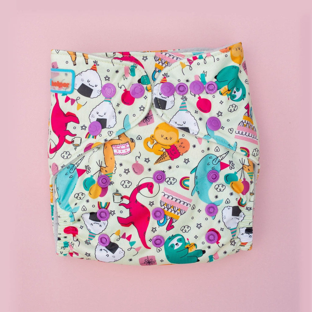 Image for Tank Cloth Diaper - design Happy Birthday