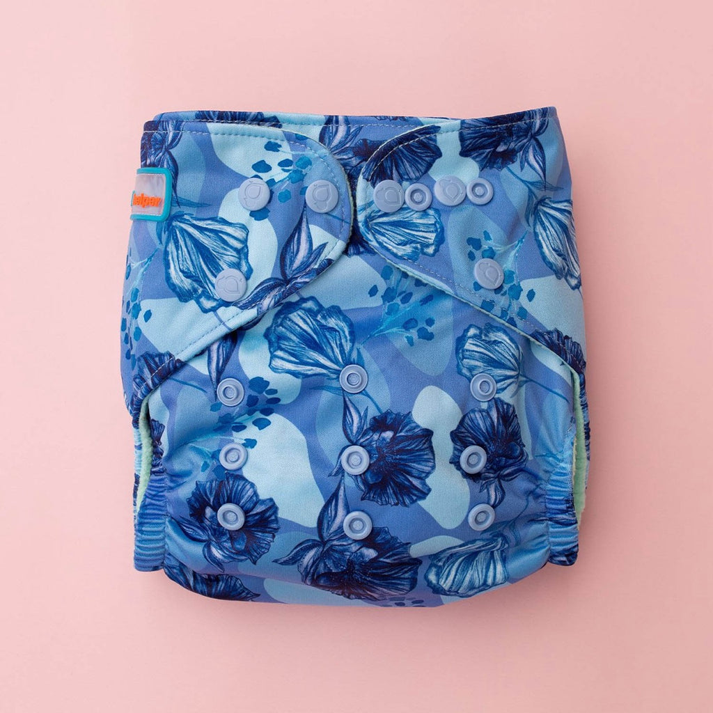 Image for Tank Cloth Diaper - design Indigo Blues