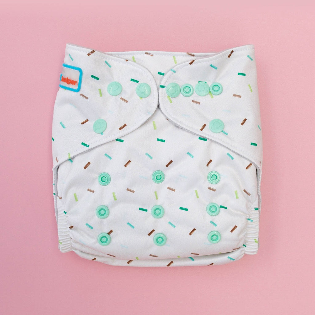 Image for Tank Cloth Diaper - design Mint Sprinkles