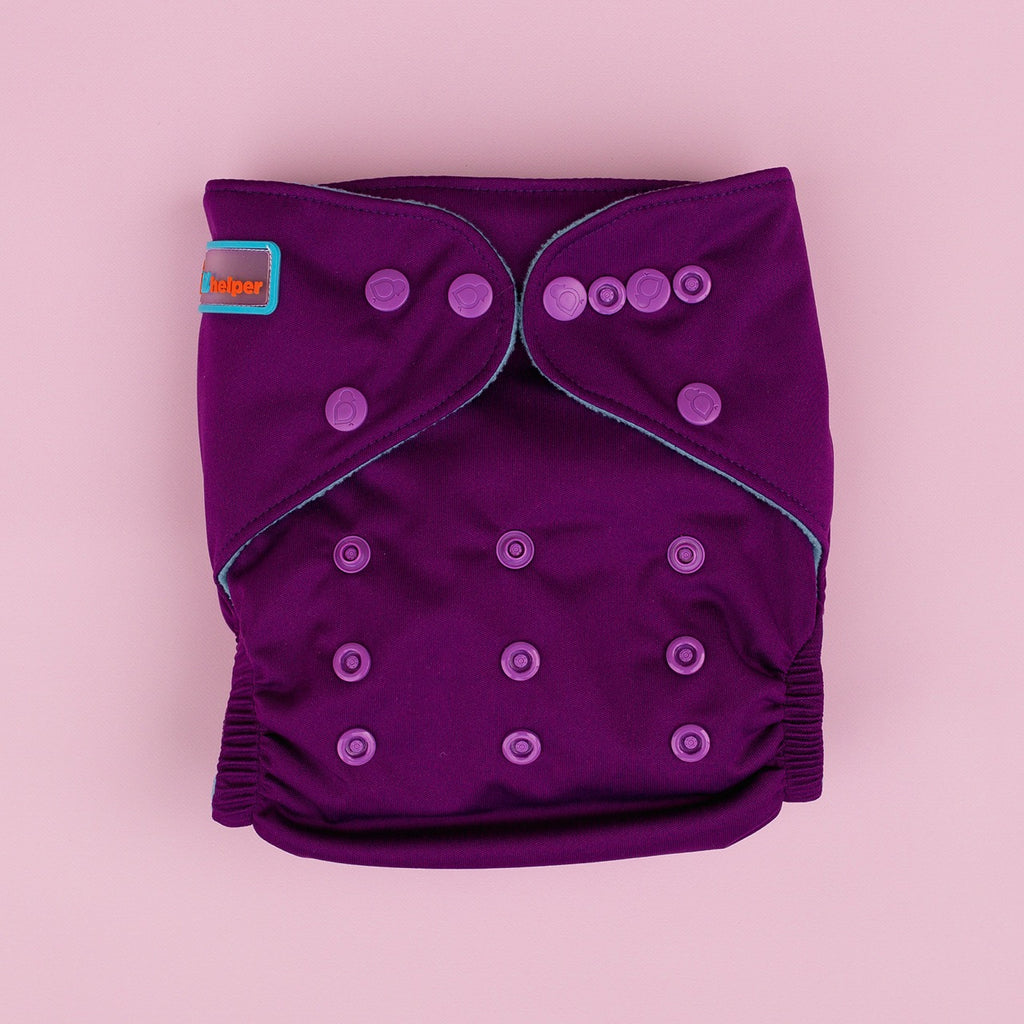 Image for Tank Cloth Diaper - design Pat's Purple