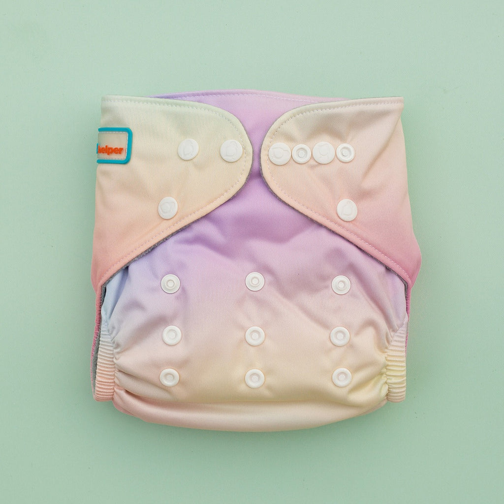 Image for Tank Cloth Diaper - design Rainbow Pastel