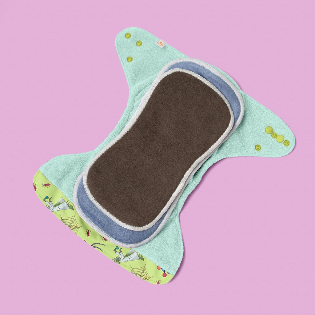 Image for Tank Cloth Diaper - design Scientist Bugs