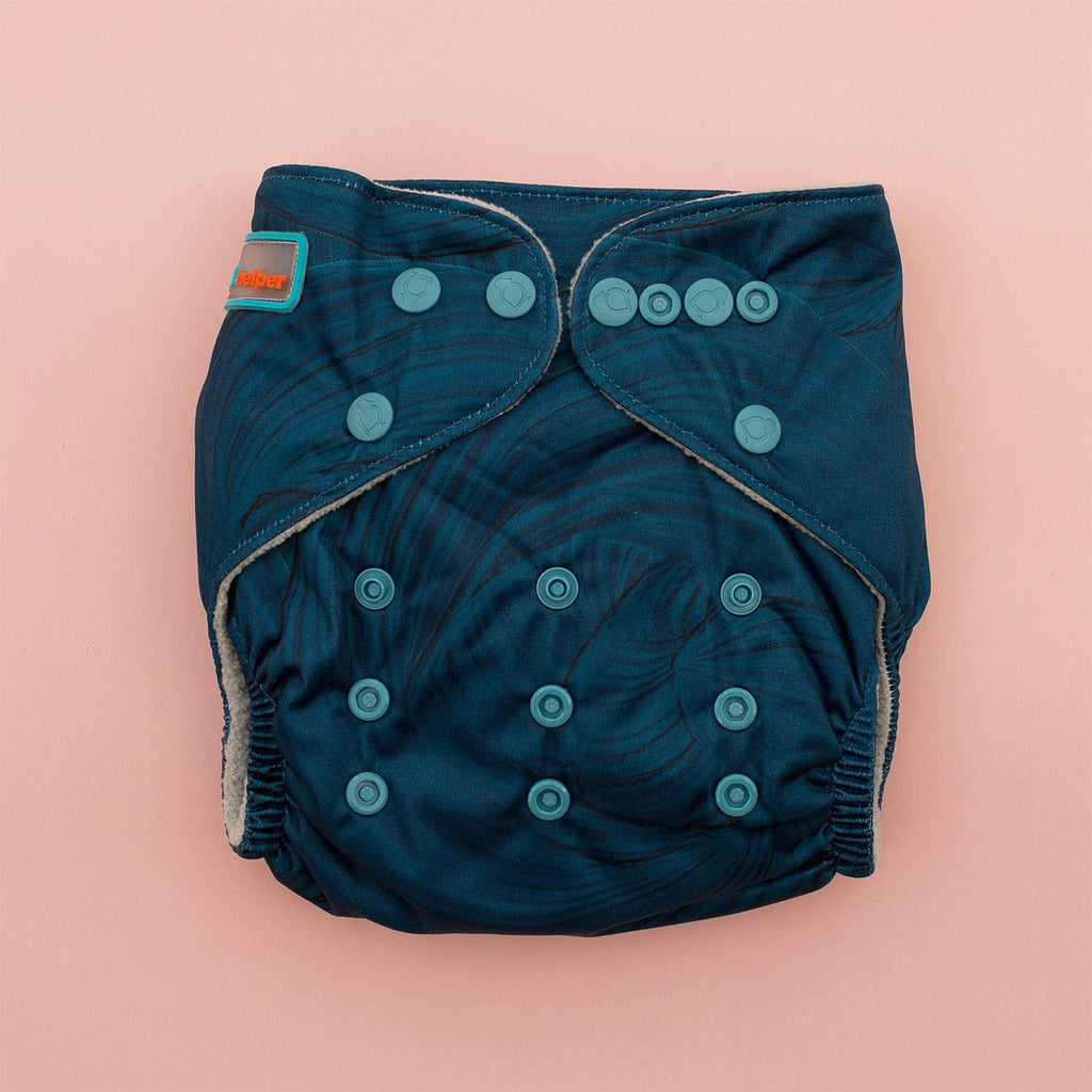 Image for Tank Cloth Diaper - design Swirls Out to Sea