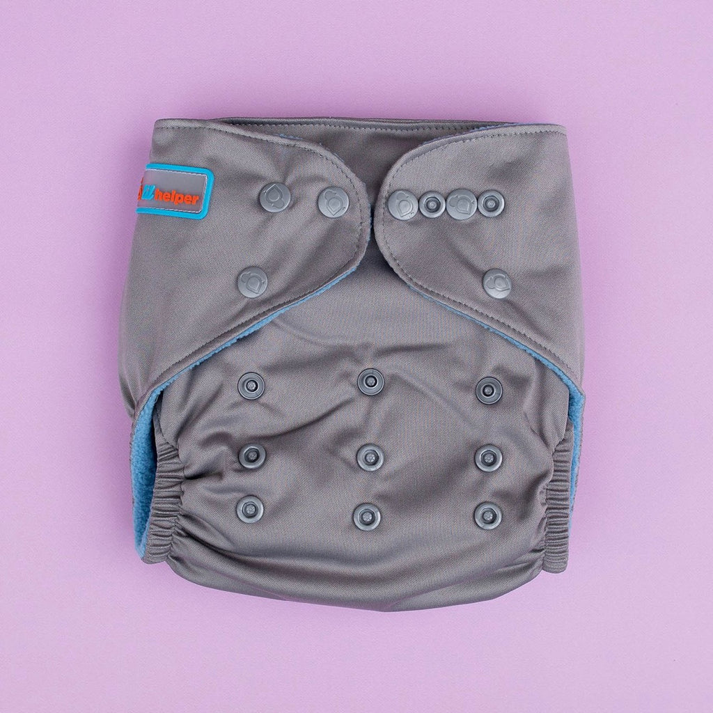 Image for Tank Cloth Diaper - design Titanium
