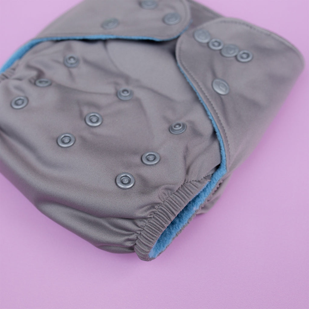 Image for Tank Cloth Diaper - design Titanium