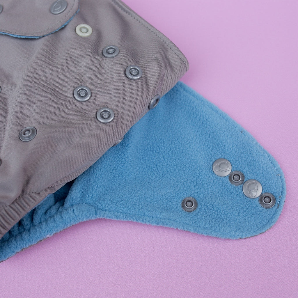 Image for Tank Cloth Diaper - design Titanium