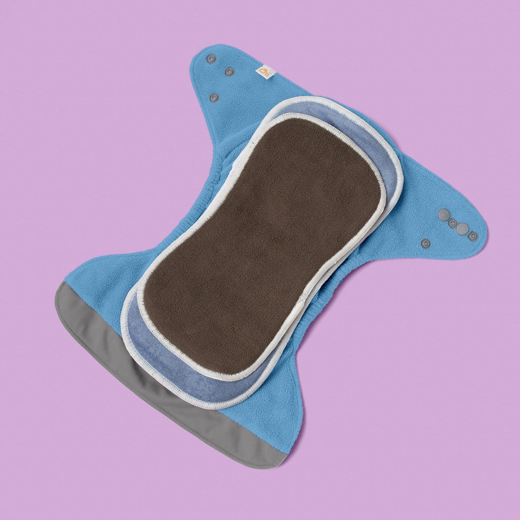 Image for Tank Cloth Diaper - design Titanium